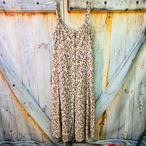 NWOT O’Neill Button Down Strappy Floral Dress S